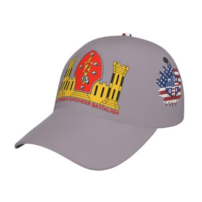2nd Combat Engineer Battalion Hat Adjustable Baseball Cap for Men Women Dad Hat Black
