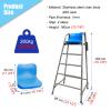 Kunovo Portable Tall Life Guard Chair with Rescue Pole, Rustproof Outdoor Lifesaving Observation Chair, Strong Load-Bearing Referee Seat for Competition(180cm (70.8")) view 2