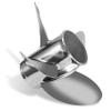 YOUNG PROPS 13 x 19 Stainless Steel Outboard Boat Propeller for Yamaha Engines 50 70 75 80 90 100 115 125 130HP 13 x19 Prop Hub Kits Included 15 Tooth RH view 3