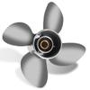 YOUNG PROPS 13 x 19 Stainless Steel Outboard Boat Propeller for Yamaha Engines 50 70 75 80 90 100 115 125 130HP 13 x19 Prop Hub Kits Included 15 Tooth RH view 4