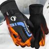 BKEKM Gloves Men's Warm Gloves Cold Weather Gloves Non-slip Winter Gloves Cold Thickened Cycling Gloves Cotton Gloves 1 Pair Comfortable view 2