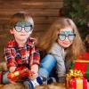 MAGICLULU 1pair Year Celebration Glasses Heart Frame Eyewear Fun Party Props for Year Eve Novelty Glasses for Adults Unique Party Supplies for Festive Gatherings view 4