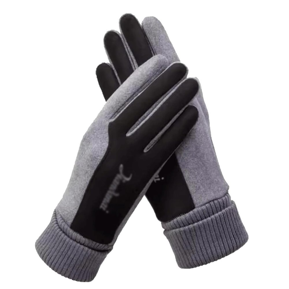 BKEKM Gloves Men's and Women's Warm Gloves Couple Gloves Winter Riding Warm Padded Touch Screen Cycling Gloves Outdoor Cold Weather Gloves Comfortable