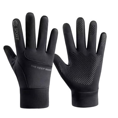 BKEKM Gloves Men's Warm Gloves Non-slip Winter Gloves Outdoor Activities Cycling Gloves Comfortable Cold Weather Gloves 1 Pair Comfortable