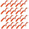 Tuimiyisou Safety Whistle Emergency Whistles Safety Plastic Super Loud Whistles with Lanyard for Camping Hiking 20PCS view 1