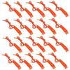 Tuimiyisou Safety Whistle Emergency Whistles Safety Plastic Super Loud Whistles with Lanyard for Camping Hiking 20PCS view 2