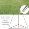 Tuimiyisou Campfire Tripod Camping Tripod Campfire Cooking Dutch Oven Tripod Folding Grill Stand Tripod Aluminium Alloy Stove Tripod for Dutch Ovens, Coffee Pots, Tea Pots, Silver view 3