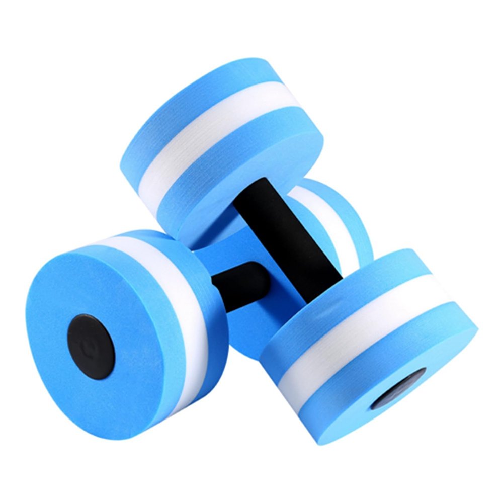 Pissente Water Fitness Weight, Floating Dumbbells on Water Barbell Aqua Fitness Swimming Pool Exercise EVA Water Aerobics Dumbbell Aquatic Water Fitness Equipment