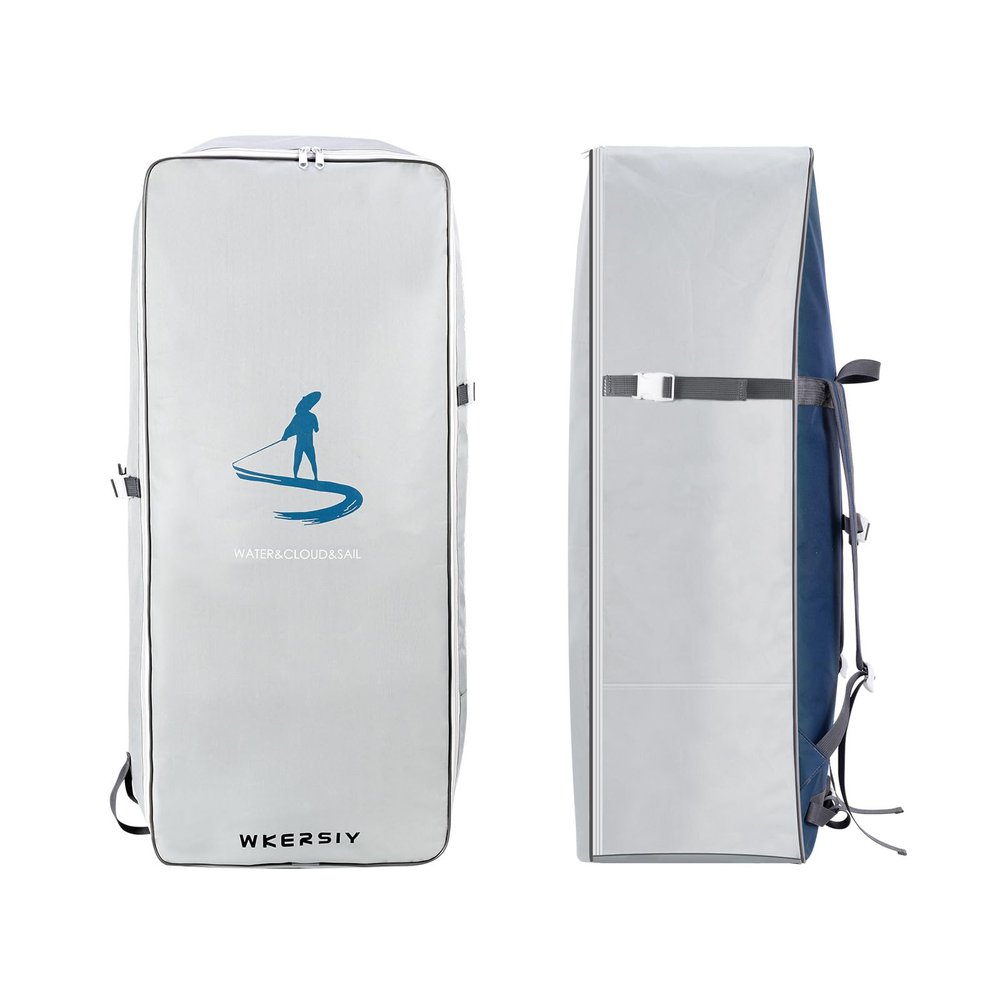 SOUUXIU 105L Paddleboard Backpack Waterproof Inflatable Paddleboard Bag Durable Large Capacity Stand-up Board Backpack Portable for Surfing Paddleboarding Beach