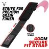 JAG GEARS Weight Lifting Hooks for Gym training, 8mm Thick Padded Neoprene with Double Stitching, Weight lifting, and Muscle Building for Men and Women (Pink) view 3