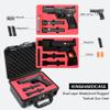 Kinghardcase TSA Combination Lockable Gun Case for Smith & Wesson, Water & Shock Proof Pistol Case Hard Shell Case for S&W M&P 9 M2.0, Smith & Wesson M&P 9 Shield EZ/Shield Plus, M&P 9 M2.0 5" view 2