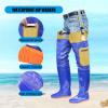 JCWGLY Men Women Hip Waders Fishing Boots Lightweight Flexible Hip Boots Waterproof Rain Boots for Wading Hunting Ponds(8.5) view 2