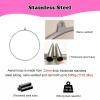 Chirp Wheel Yoga Back Wheel Hanging Acrobatic Hoop for Professionals & Beginners, Aerial Hoop Kit with Non-slip Tape, Stainless Steel Aerial Ring for Dance/ Fitness/ Gymnastics Training(32MM,Dia 39.4i view 4