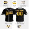 Personalized Religious Baseball Jerseys - Jesus - Custom Unisex Baseball Faith Sport Uniforms - Orange view 4