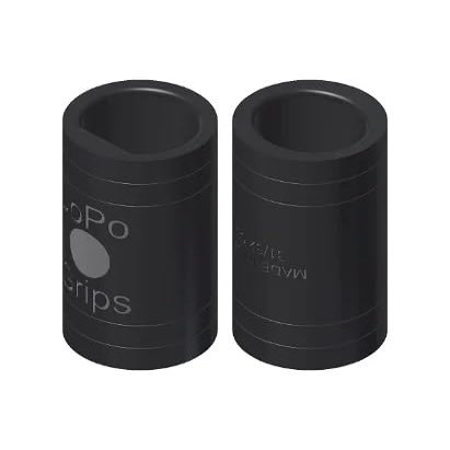 Bowlerstore Products JoPo Power Flat/Oval Finger Insert Black- Package of 10 23/32