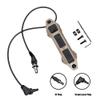 Dual Remote Flashlight Pressure Switch Tactical Dual Tape Pressure Switch for M300/M600 Series Scout Flashlight PEQ15 Laser and DBAL Series (Crane Laser+SF Plug, Tan) view 2