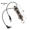 Dual Remote Flashlight Pressure Switch Tactical Dual Tape Pressure Switch for M300/M600 Series Scout Flashlight PEQ15 Laser and DBAL Series (Crane Laser+SF Plug, Tan) view 3