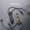 Dual Remote Flashlight Pressure Switch Tactical Dual Tape Pressure Switch for M300/M600 Series Scout Flashlight PEQ15 Laser and DBAL Series (Crane Laser+SF Plug, Tan) view 4