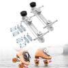 1 Pair Roller Skate Base Double Row Roller Skate Base Bracket DIY Roller Skating Shoe Shoes Modification Roller Skate Plate, 22.8cm view 2