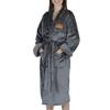Northwest NFL Washington Commanders Silk Touch Bath Robe, Small/Medium, Rollout Charcoal view 1