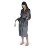 Northwest NFL Tampa Bay Buccaneers Silk Touch Bath Robe, Small/Medium, Rollout Charcoal view 2