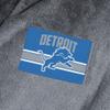 NORTHWEST NFL Detroit Lions Silk Touch Bath Robe, Small/Medium, Rollout Charcoal view 4