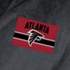 Northwest NFL Atlanta Falcons Silk Touch Bath Robe, Large/X-Large, Rollout Black view 4