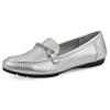 CLIFFS BY WHITE MOUNTAIN Women's Genius Cushioned Moc-Loafer, Silver/ES-Print, 8.5 W view 1