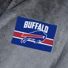Northwest NFL Buffalo Bills Silk Touch Bath Robe, Small/Medium, Rollout Charcoal view 4