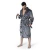 Northwest NFL Baltimore Ravens Silk Touch Bath Robe, Large/X-Large, Rollout Charcoal view 2