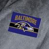 Northwest NFL Baltimore Ravens Silk Touch Bath Robe, Large/X-Large, Rollout Charcoal view 4