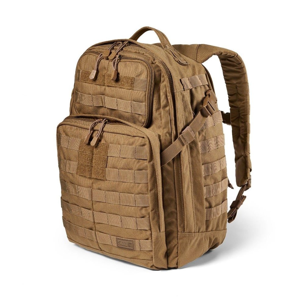 5.11 Tactical Backpack, RUSH 24 2.0 Military Survival Molle Back Pack with Laptop Compartment, 37L, Kangaroo, Style 56563ABR