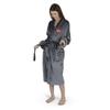 NORTHWEST NFL Kansas City Chiefs Silk Touch Bath Robe, Small/Medium, Rollout Charcoal view 2