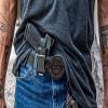 CYA Supply Co. Base Optics Ready (OD Green) Inside Waistband Holster Concealed Carry IWB Veteran Owned Company Fits FN Reflex view 4