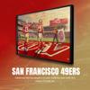 Sporticulture NFL American Football Framed Wall Art - San Francisco 49ers - Brock Purdy - Christian McCaffrey - Picture Poster for Boys Bedroom & Man Cave Decor, Ready to Hang, Blue 27" x 39", Large view 2