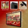 Sporticulture NFL American Football Framed Wall Art - San Francisco 49ers - Brock Purdy - Christian McCaffrey - Picture Poster for Boys Bedroom & Man Cave Decor, Ready to Hang, Blue 27" x 39", Large view 4