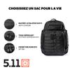 5.11 Tactical Backpack, RUSH 72 2.0 Military Survival Molle Back Pack with Laptop Compartment, Large, 55L, Black, Style 56565ABR view 2