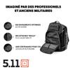 5.11 Tactical Backpack, RUSH 72 2.0 Military Survival Molle Back Pack with Laptop Compartment, Large, 55L, Black, Style 56565ABR view 3