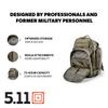 5.11 Tactical Backpack, RUSH 72 2.0 Military Survival Molle Back Pack with Laptop Compartment, Large, 55L, Ranger Green, Style 56565ABR view 3