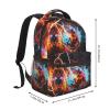 THIRTIMK Casual Large Capacity Soccer Comfortable Backpack For Work Travel view 2