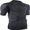 CRATUS Short Sleeve Padded Compression Shirt (YOUTH LARGE) Black view 1