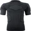 CRATUS Short Sleeve Padded Compression Shirt (YOUTH LARGE) Black view 2