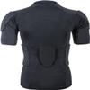 CRATUS Short Sleeve Padded Compression Shirt (YOUTH LARGE) Black view 3