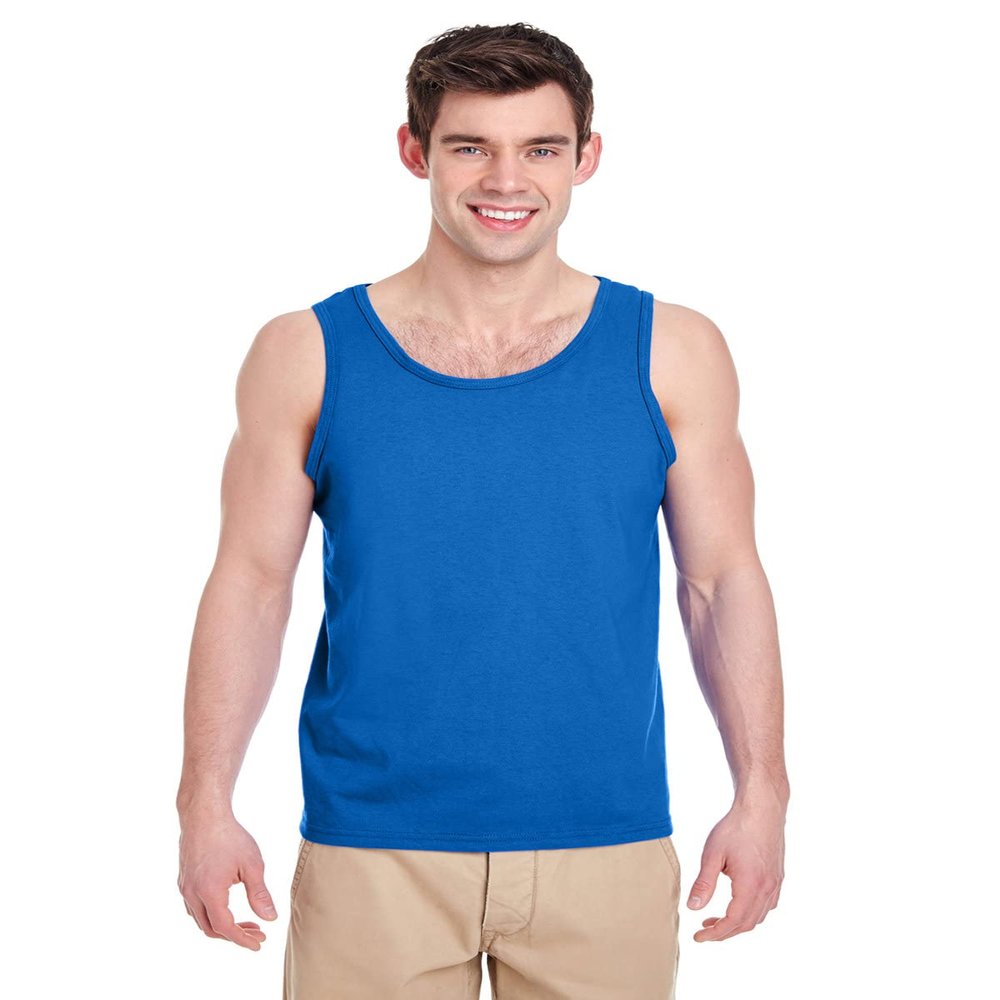 Gildan Adult Tank Top, Heavy Cotton G 5200 Royal