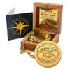 To My Son Compass Gift From Mom and Dad | 2" - For Teenage Son's Graduation, Christmas, Birthday, Baptism, Confirmation, Communion view 1