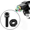 Pegciuho Premium Titanium Front Derailleur Bolt for Bike Maintenance, Black view 3
