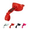 DAMAGE CONTROL Mouthguard with Permanent Helmet Strap, Youth Mouth Guard to Protect Lips & Teeth, No Boiling Pacifier, Breathable Binky Mouthpiece, Football Mouthpiece, Works with Braces (Red) view 1