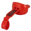 DAMAGE CONTROL Mouthguard with Permanent Helmet Strap, Youth Mouth Guard to Protect Lips & Teeth, No Boiling Pacifier, Breathable Binky Mouthpiece, Football Mouthpiece, Works with Braces (Red) view 4