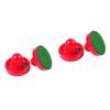 COOLHIYA 4pcs Air Hockey Game Accessories Kit Pucks Replacement Hockey Handles Paddles for view 1