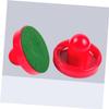 COOLHIYA 4pcs Air Hockey Game Accessories Kit Pucks Replacement Hockey Handles Paddles for view 2